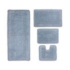 Casual Elegance 4-Pc. Bath Mat Set, BLUE, hi-res image number null