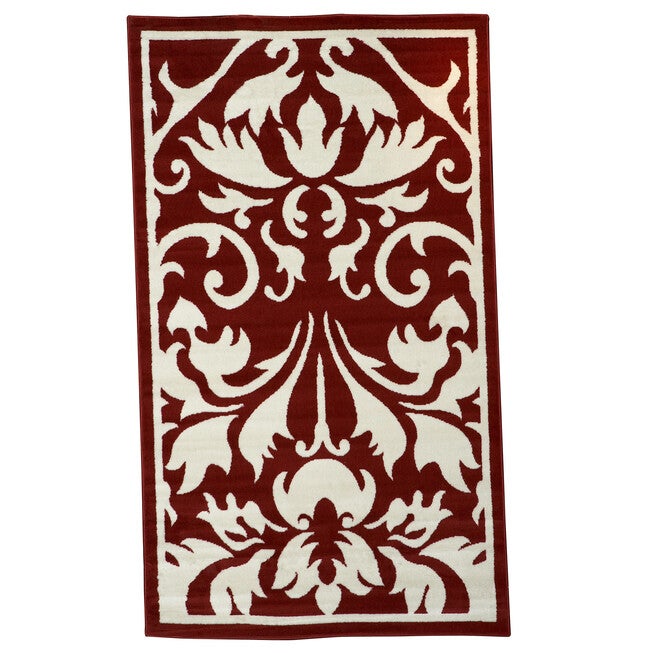 Capri Red 5' x 7' Area Rug, RED, hi-res image number null