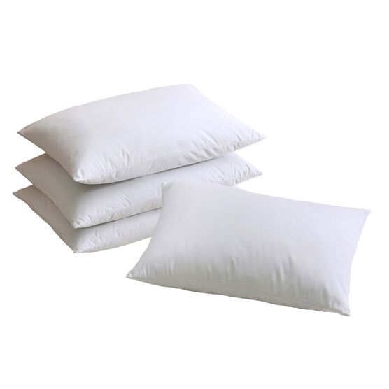 4 pack Soft Cover Nano Feather Filled Bed Pillows, , on-hover image number null