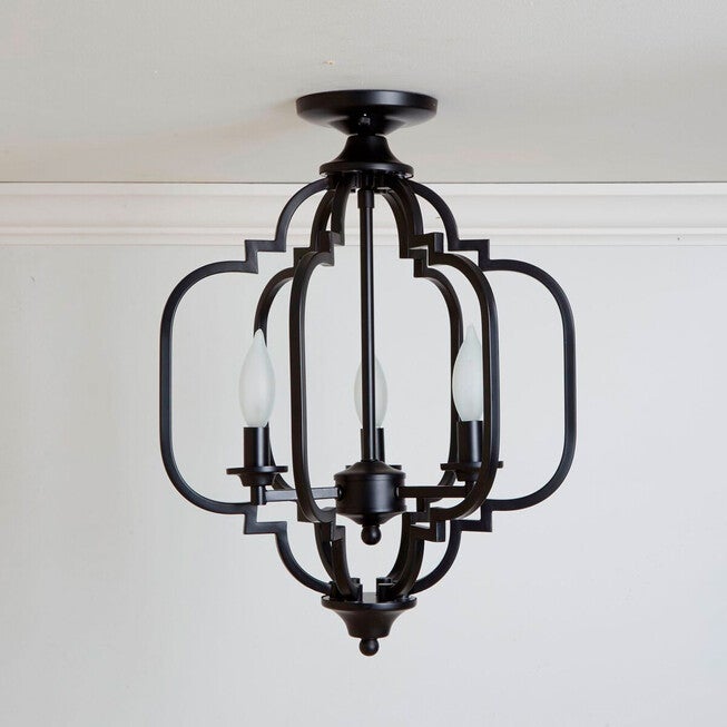 Paxton Geometric Light Fixture, BLACK, hi-res image number 0