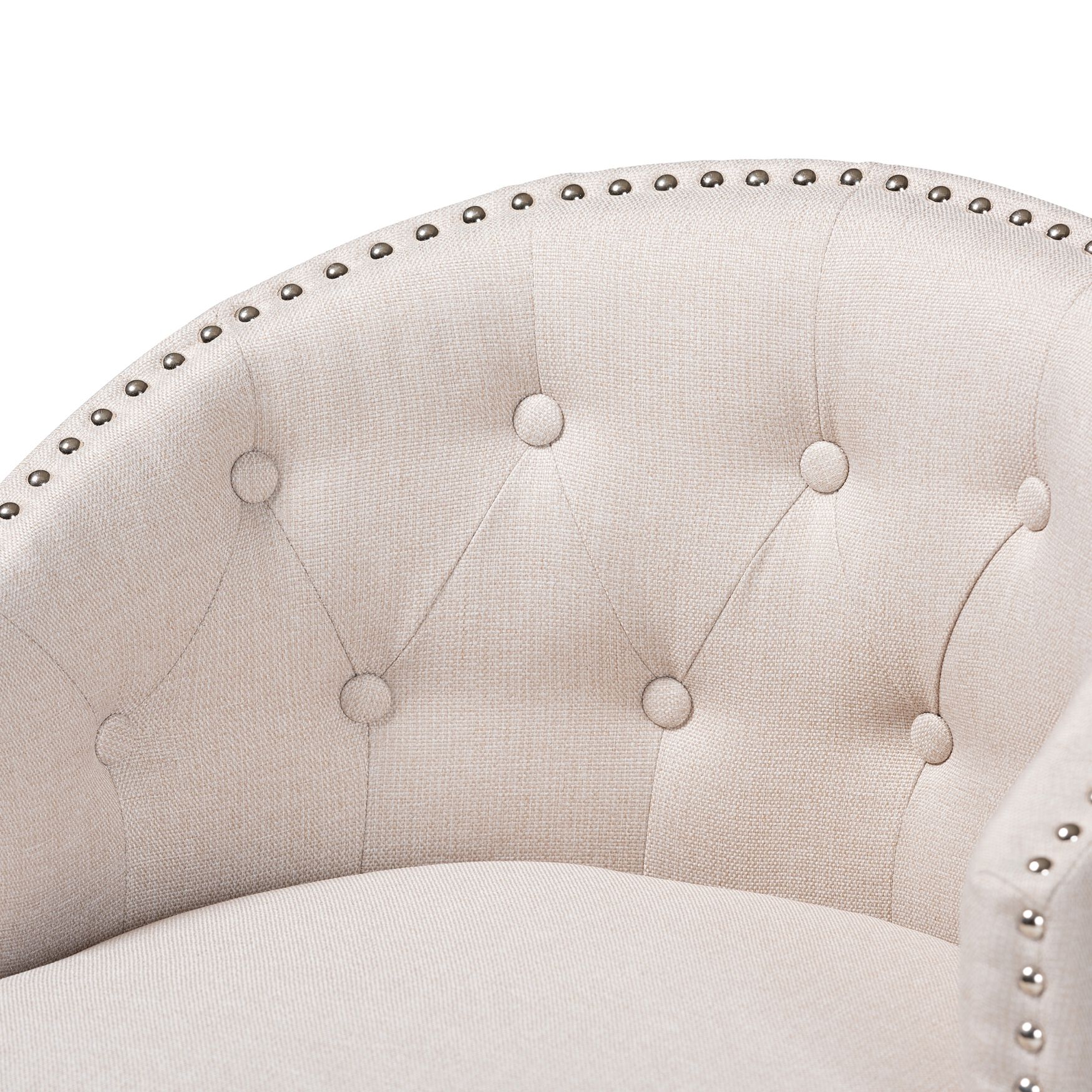 Theron Mid-Century Transitional Black Faux Leather and Espresso Brown Finished Wood 2-Piece Swivel Counter Stool Set, , alternate image number 18