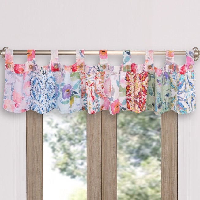 Joanna's Garden Window Valance , MULTI, hi-res image number null