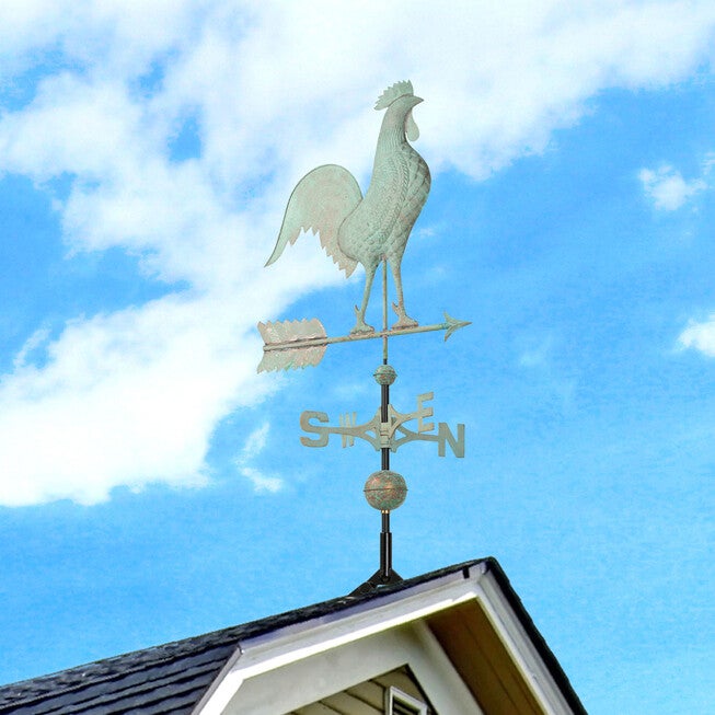 Copper Rooster Weathervane, , on-hover image number null
