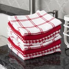Flat Waffle Dish Cloths, Set Of 8, , alternate image number null