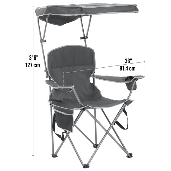 Max Shade Folding Chair - Khaki/Gray, , alternate image number null