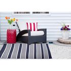 Nautical Blue Multi Stripe Outdoor Rug 4X6 Ft Floor Coverings, , on-hover image number null