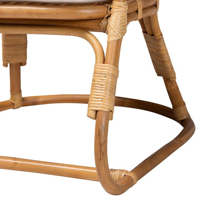 Niko Bohemian Light Honey Rattan Arm Chair, LIGHT, alternate image number null