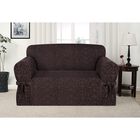 Kathy Ireland American Love Seat Cover, BROWN, hi-res image number null