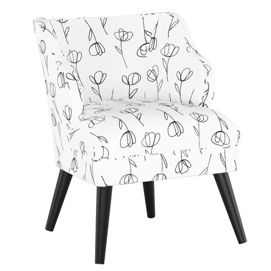 Contoured Tulips Modern Chair, TULIP WHITE, hi-res image number null