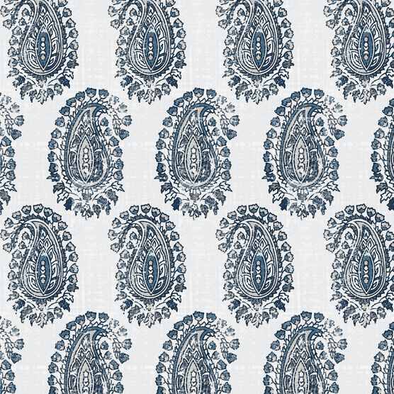Block Paisley Nail Button Storage Ottoman, , alternate image number null