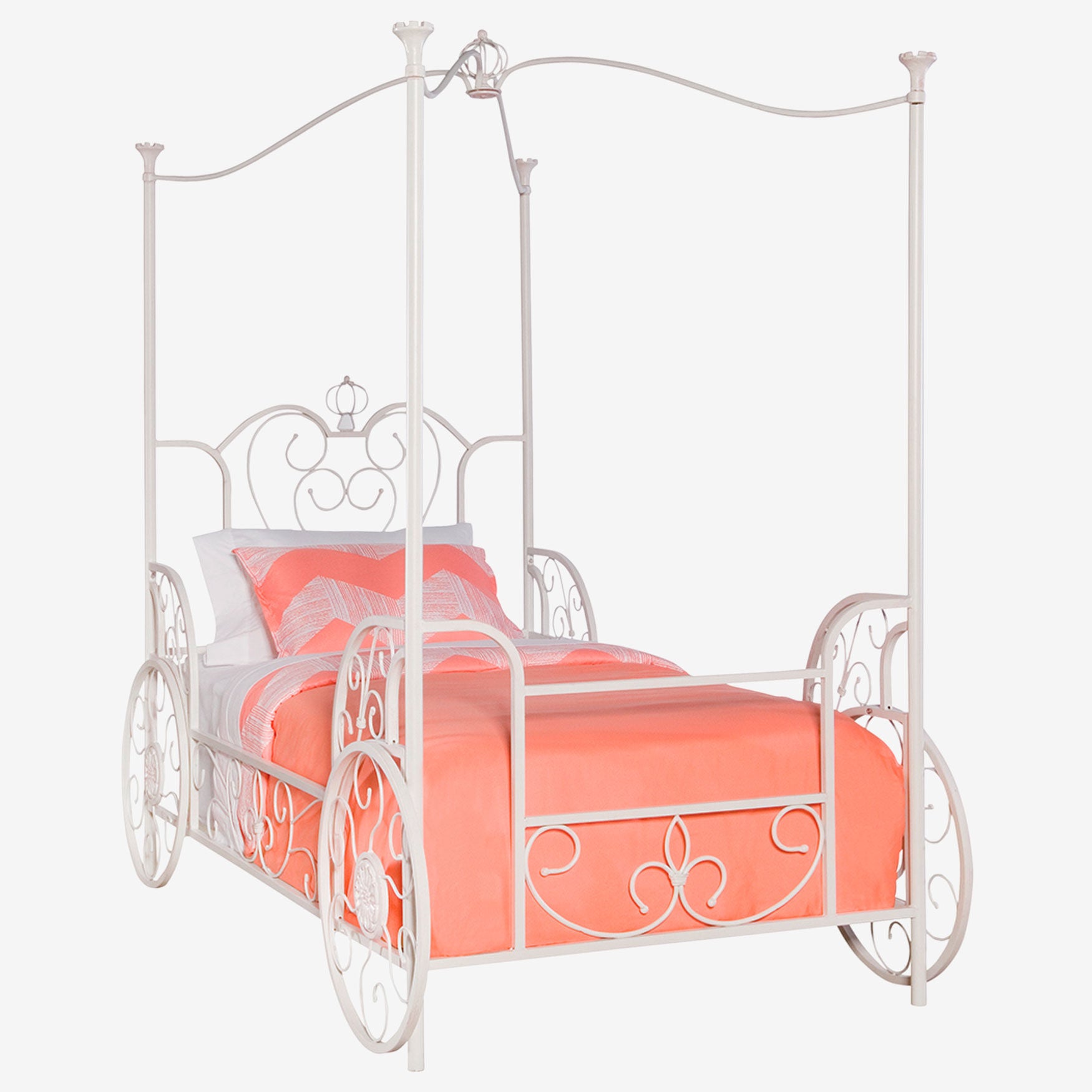 Princess canopy bed frame top