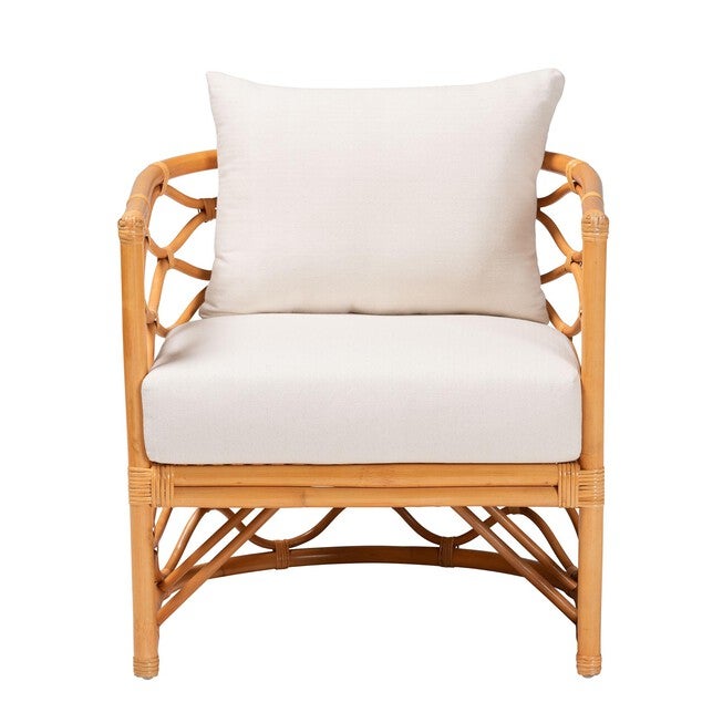 Acelynn Bohemian Light Honey Rattan Arm Chair, , on-hover image number 1