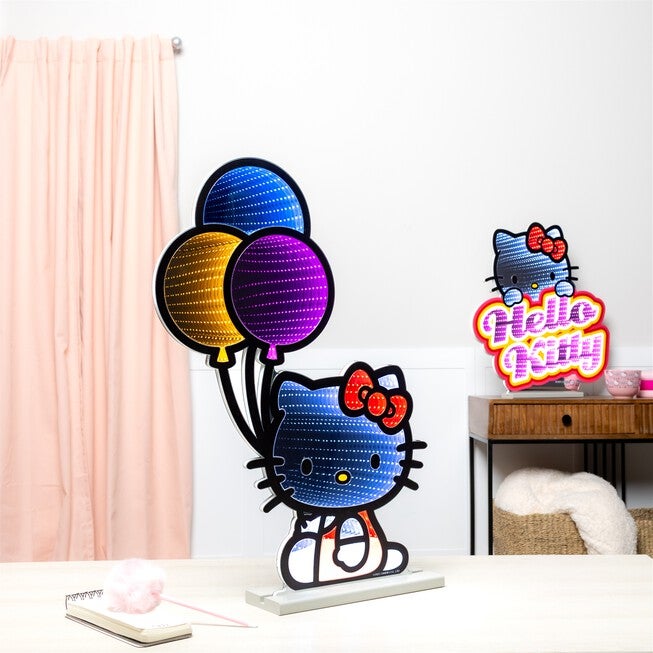 Hello Kitty®? Balloons Ekkolight 24 inchesH, RED WHITE PINK, alternate image number 1