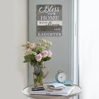 Bless our home with love and laughter Wall Art, , on-hover image number 1