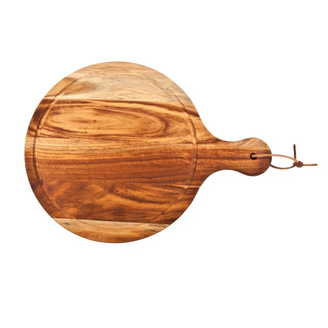 Acacia Wood Artisan Cheese Paddle, , alternate image number null