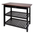 Kitchen Island with Solid Wood Top, , alternate image number null