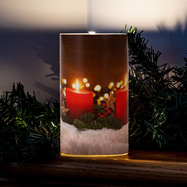 Christmas Candles Fiber Optic & LED Candle, , alternate image number null