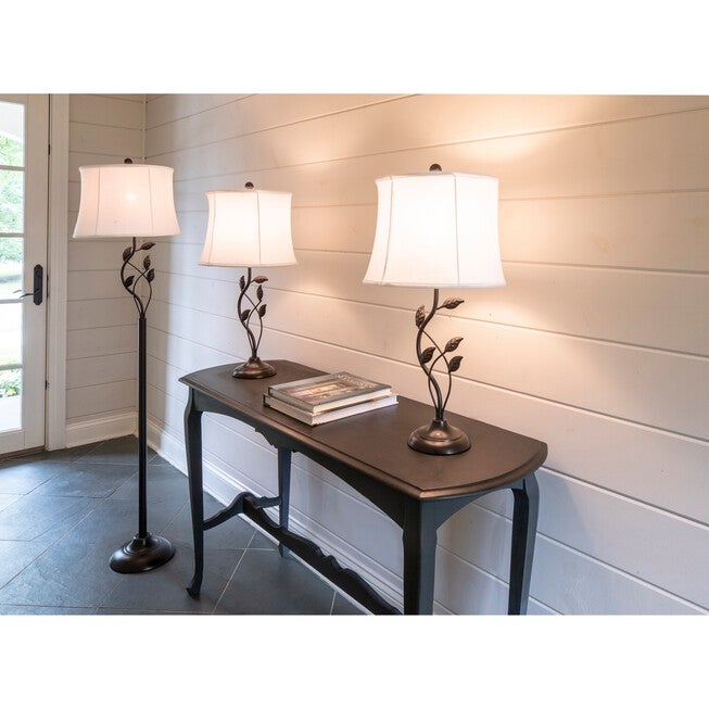 Organic Leaf 3-Pack Lamp Set , , on-hover image number null