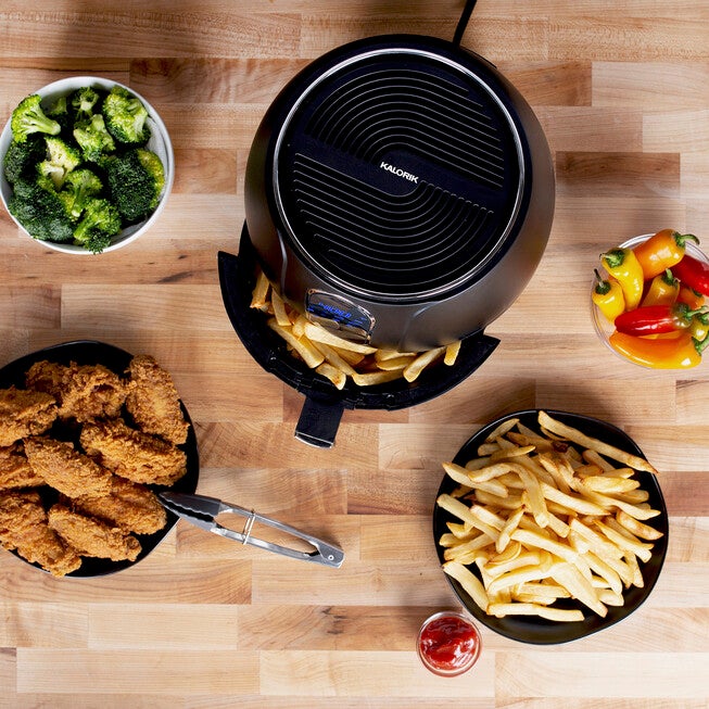 Kalorik 3 Quart Digital Air Fryer, Matte Black, , alternate image number null