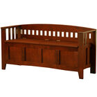Split Seat Storage Bench, , alternate image number null