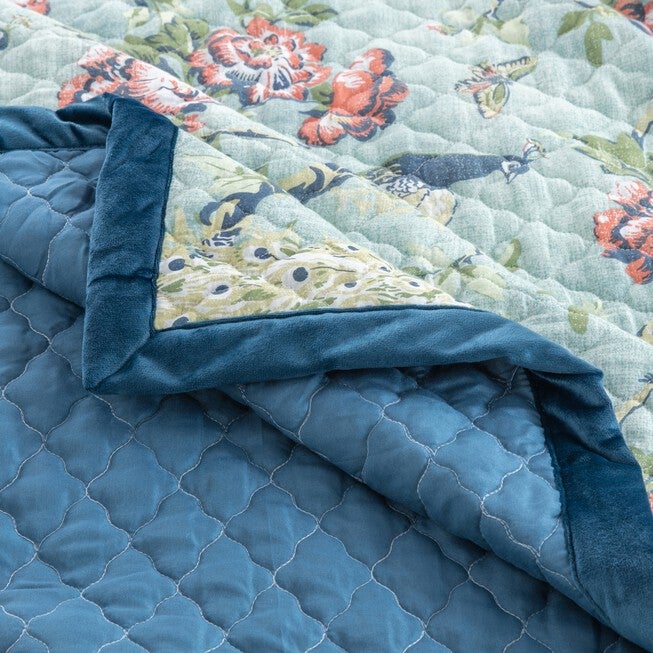 Pavona Velvet Garden Throw Blanket, , alternate image number 2
