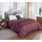 2pc Velvet Blanket & Down Alternative Comforter Set, Tawny Port, BROWN, hi-res image number null