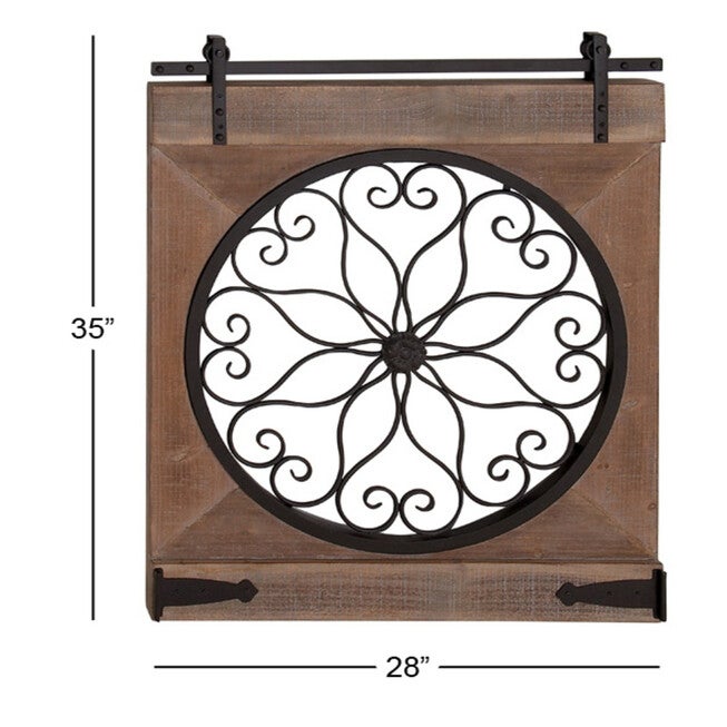 Brown Rustic Ornamental Wood Wall Décor, , alternate image number 5