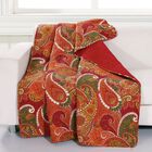 Tivoli Quilted Throw Blanket, CINNAMON, hi-res image number 0