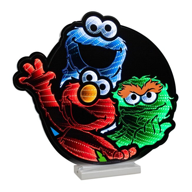 Sesame Street Friends Ekkolight 16 inchesH, RED GREEN BLUE, hi-res image number 0