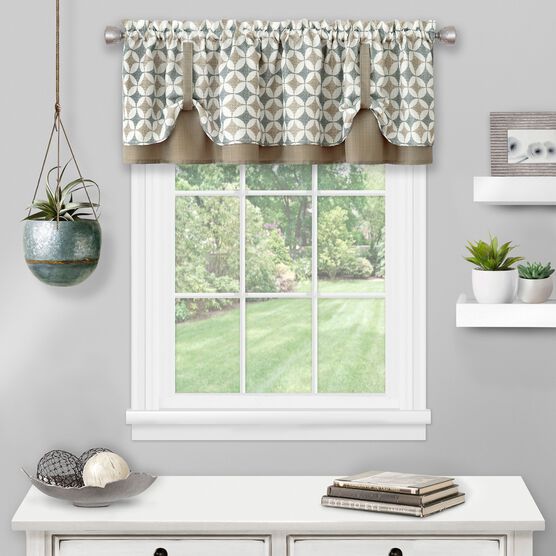 Callie Double Layer Pick Up Valance - 58x14, , alternate image number null