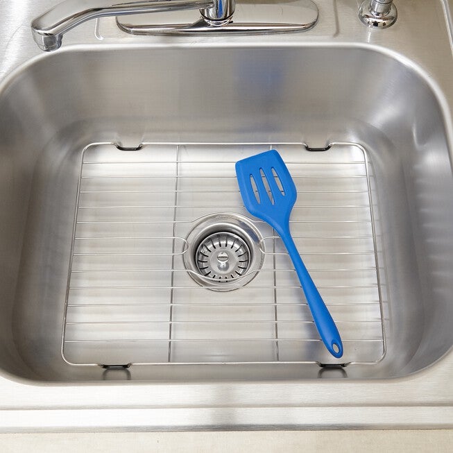 Stainless Steel Sink Protector, STAINLESS STEEL, hi-res image number null