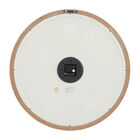 White Coastal Wood Wall Clock, , on-hover image number null