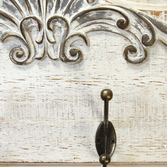Shabby Wood Coat Rack, , alternate image number null