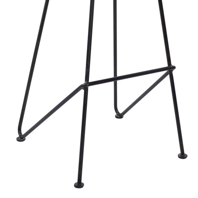 Brown Iron And Wood Rustic Stool Bar Stool, , alternate image number null