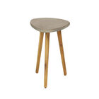 Grey Wood Modern Outdoor Accent Table, , alternate image number 3
