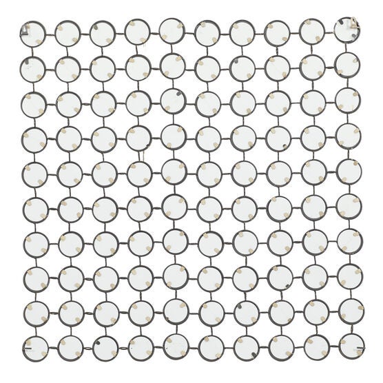 Gold Glam Metal Wall Mirror, , alternate image number null