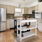 Kitchen Island with Solid Wood Top, , alternate image number 19