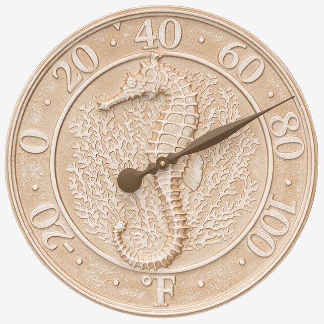 Seahorse Sealife Thermometer, LIMESTONE, hi-res image number null