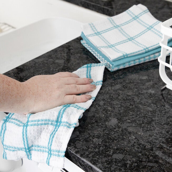 Coordinating Flat Waffle Weave Dish Cloths, Set Of 12 Dish Cloth, , alternate image number 2