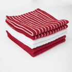 Horizontal Stripe Bar Mop Cloth, Set Of 6 Towel, , on-hover image number null