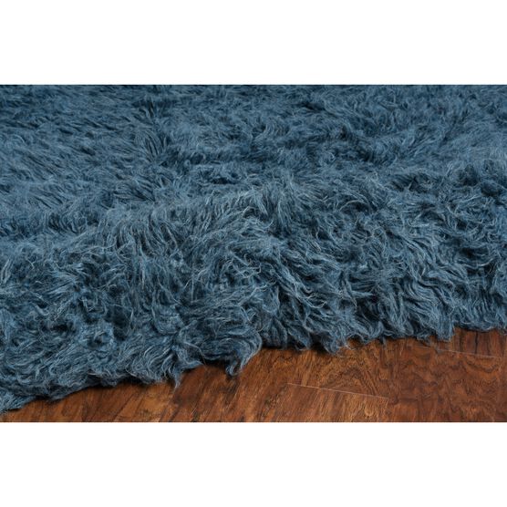 Flokati Denim Blue Rug, , alternate image number null