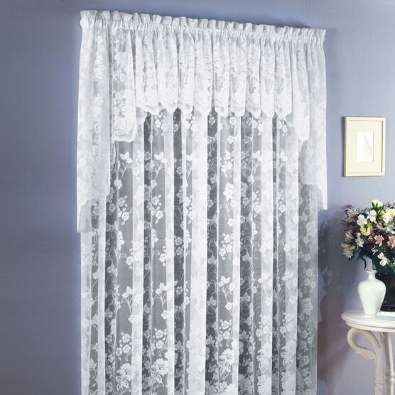 Floral Vine Lace Collection Plus Size Window Collections
