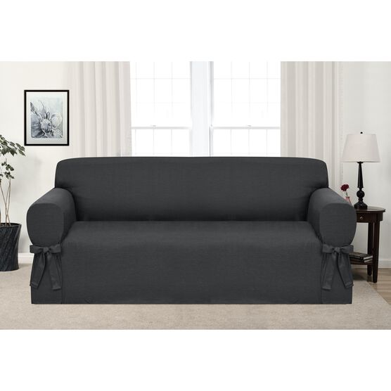 Kathy Ireland Garden Retreat Sofa Cover, CHARCOAL, hi-res image number null