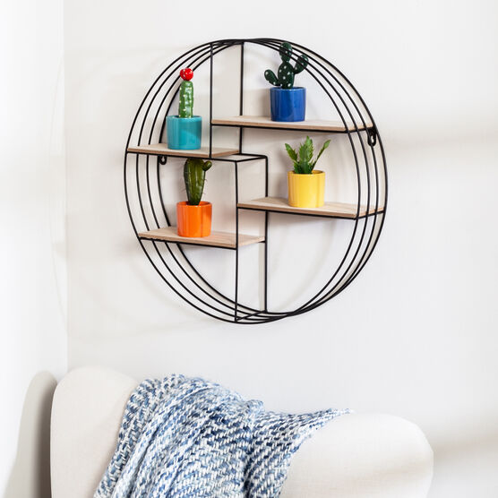 4-Tier Circular Wall Shelf, , on-hover image number null