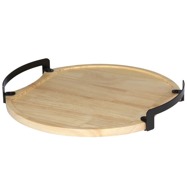 Castle Rock Lazy Susan Server, NATURAL WOOD, hi-res image number 0