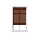 Cordless Woven Bamboo Roman Shade, PECAN, hi-res image number null