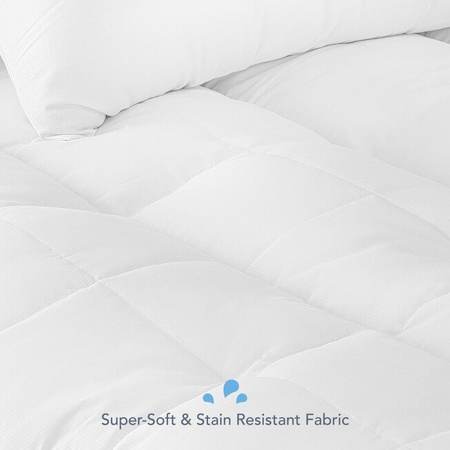 SensorPEDIC Supreme 3.5-Inch Shredded Gel-Infused Memory Foam Mattress Topper, , alternate image number 6