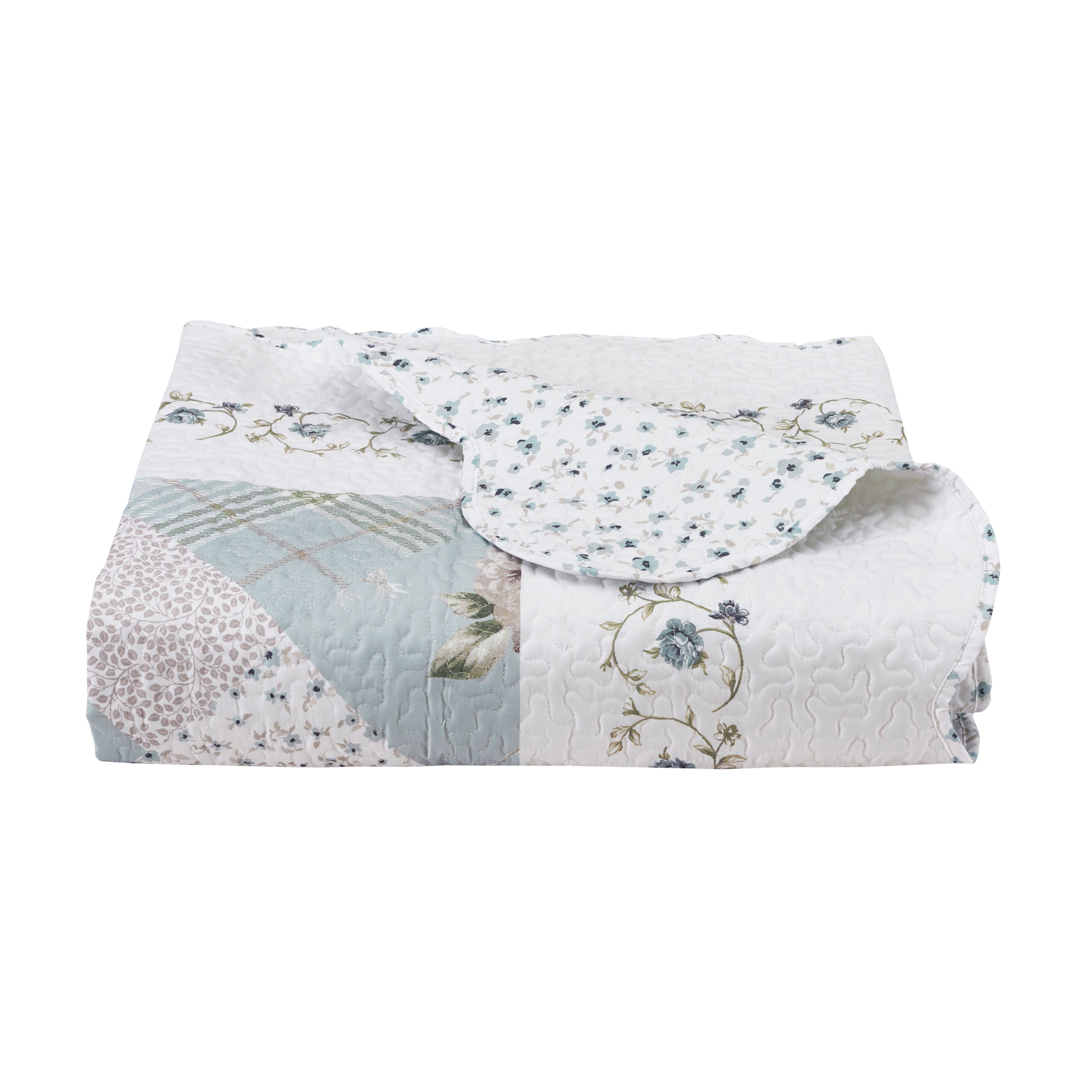 Bungalow Spa 3 Piece Quilt Set, SPA, alternate image number 4