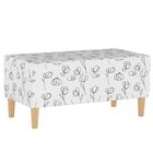 Contoured Tulips Storage Bench, TULIP WHITE, hi-res image number null