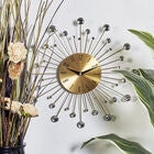 Gold Glam Metal Wall Clock, , alternate image number null